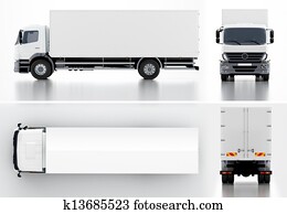 משלוח, /, משאית של מטען