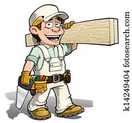 מתקן כל דבר, -, נגר, לבן