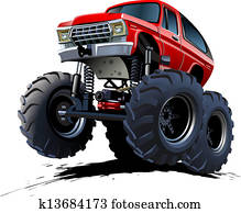 ציור היתולי, משאית של מפלצת