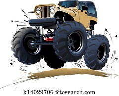 ציור היתולי, משאית של מפלצת