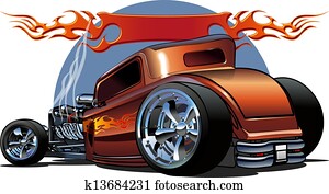 ציור היתולי, ראטרו, מוט חם