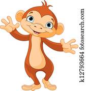 קוף של תינוק