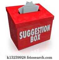 קופסה של הצעה, רעיונות, כניעה, comments