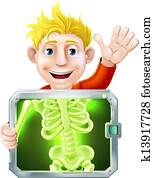 רנטגן, איש, לקרזל