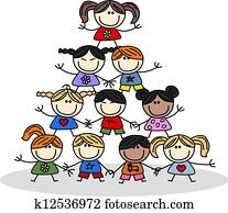 שיתוף פעולה, ילדים, אתניות