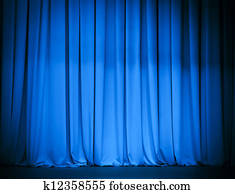 תאטרון, וילון כחול
