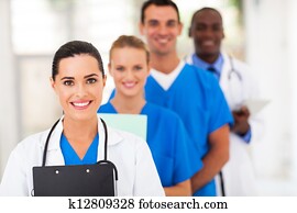 ألف جزءا من جماعة, بسبب, healthcare, العمال, اصطف