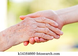 أيادي الحصة من الطعام