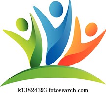 العمل بجماعة, جذل, أسرة, شارة