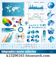 保險費, infographics, 掌握, collection:, 圖, histograms, 箭, 圖表, 3d, 全球, 圖象, 以及, 很多, ......的, 相關, 設計, elements.