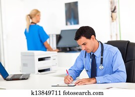 医者, 執筆, 医学, レポート