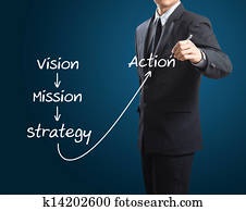 商人, 寫, 事務, conce