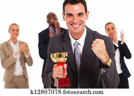 痛みなさい, ビジネス チーム, 勝利, a, 競争