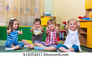 흥분한다, 아이들, 보유, 위로의엄지