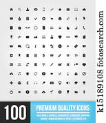 100 Web Icons 