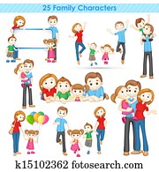 3d, familie, innkassering