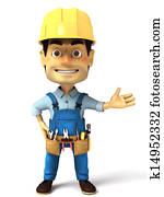 3d handyman normal pose 3d handyman normal pose