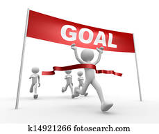 3d people - man, person and finish line. Goal 3d people - man, person and finish line. Goal