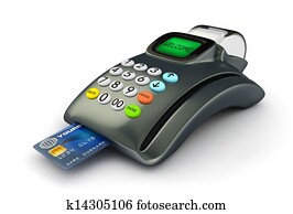 3D POS-terminal with Credit Card 3D POS-terminal with Credit Card
