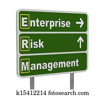 3d, verde, sinal estrada, de, erm