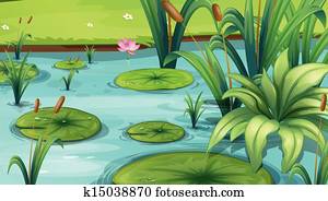 a, teich, mit, viele, betriebe a, teich, mit, viele, betriebe