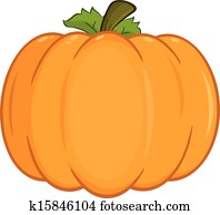 abóbora, caricatura, ilustração