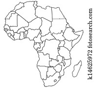 actual map of africa actual map of africa