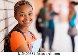 african american university student closeup african american university student closeup