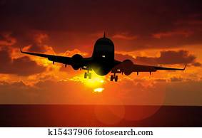 airplane landing airplane landing
