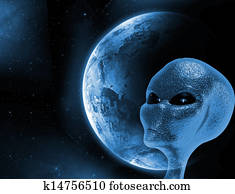 Alien background Alien background