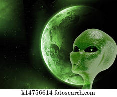 Alien background Alien background