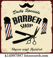 altmodisch, styled, friseur laden altmodisch, styled, friseur laden