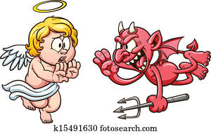 Angel and devil Angel and devil
