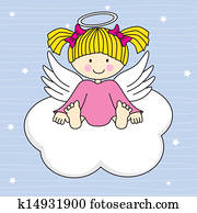 Angel wings on a cloud Angel wings on a cloud