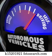 Autonomous Vehicles Self Driving Cars Gauge Autonomous Vehicles Self Driving Cars Gauge