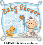 Baby Shower Cartoon Invitation Baby Shower Cartoon Invitation