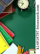 Back to School Items With Copy Space Back to School Items With Copy Space