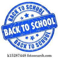 Back to school stamp Back to school stamp