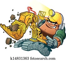 backhoe, fahrer backhoe, fahrer