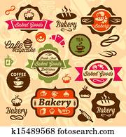 bakery badges and label bakery badges and label