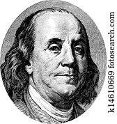 Benjamin Franklin portrait
