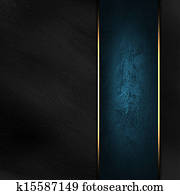 Black Background with beautiful blue nameplate.
