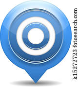 Blue target Blue target