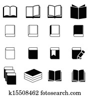 Book icon set Book icon set
