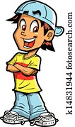 Boy With Arms Crossed