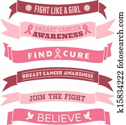 Breast Cancer Awareness Banners