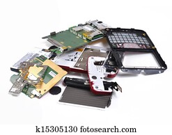 Broken cell phone Broken cell phone