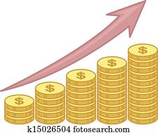 Business Graph Arrow Browing Upward