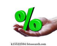 Business Percentage Concept