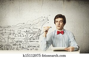 Businessman with ipad Businessman with ipad